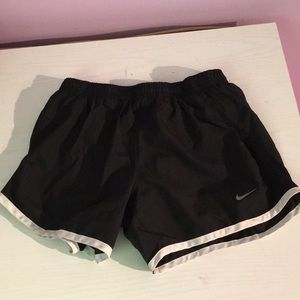 Black nike athletic shorts